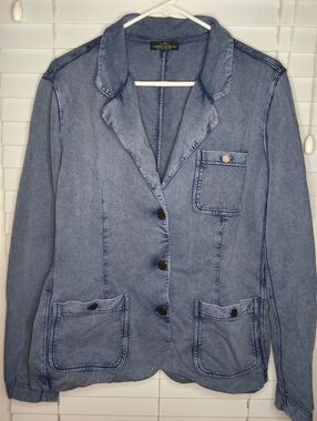 VTG LRL Ralph Lauren Jeans Co Women's   Jacket Size L Denim Jeans Button Up
